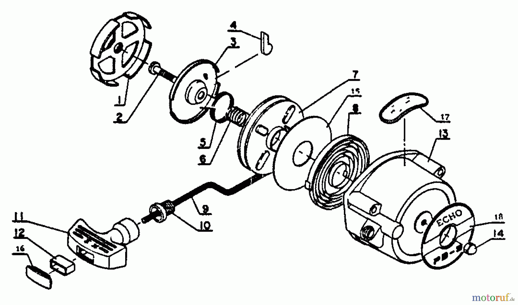  Echo Bläser / Sauger / Häcksler / Mulchgeräte	  PB-9 - Echo Back Pack Blower Starter