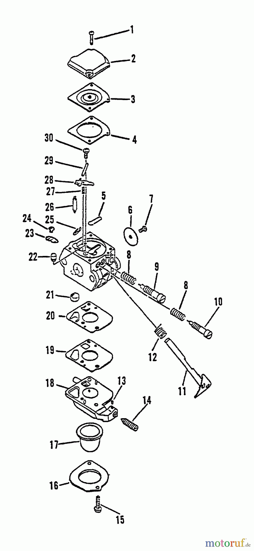 Echo Bläser / Sauger / Häcksler / Mulchgeräte ES-1000 - Echo Shredder/Vacuum, S/N: 025417 - 999999 Carburetor