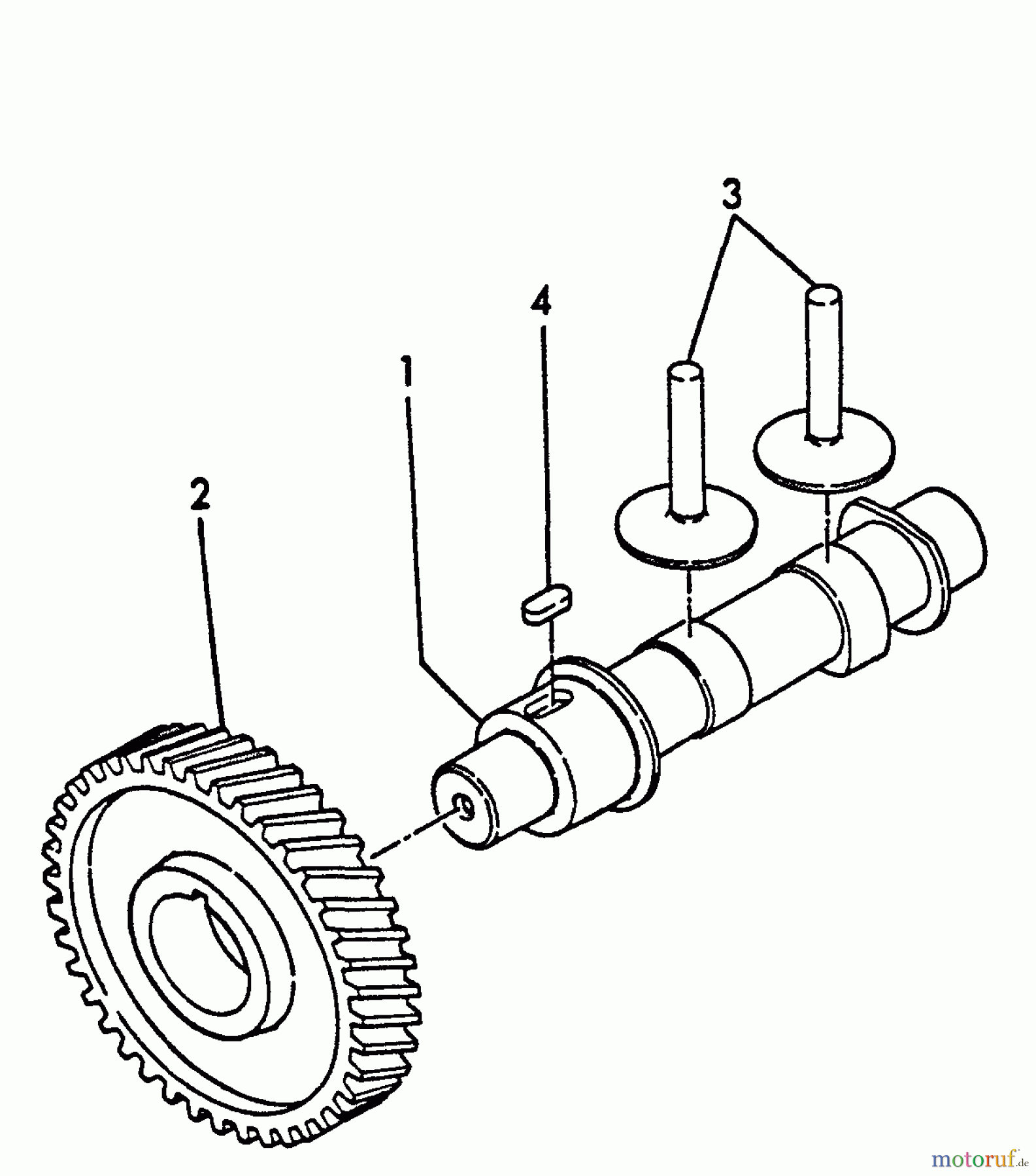  Echo Stromerzeuger EG-3500 - Echo Portable Generator, S/N: 00000 - 02737 Camshaft