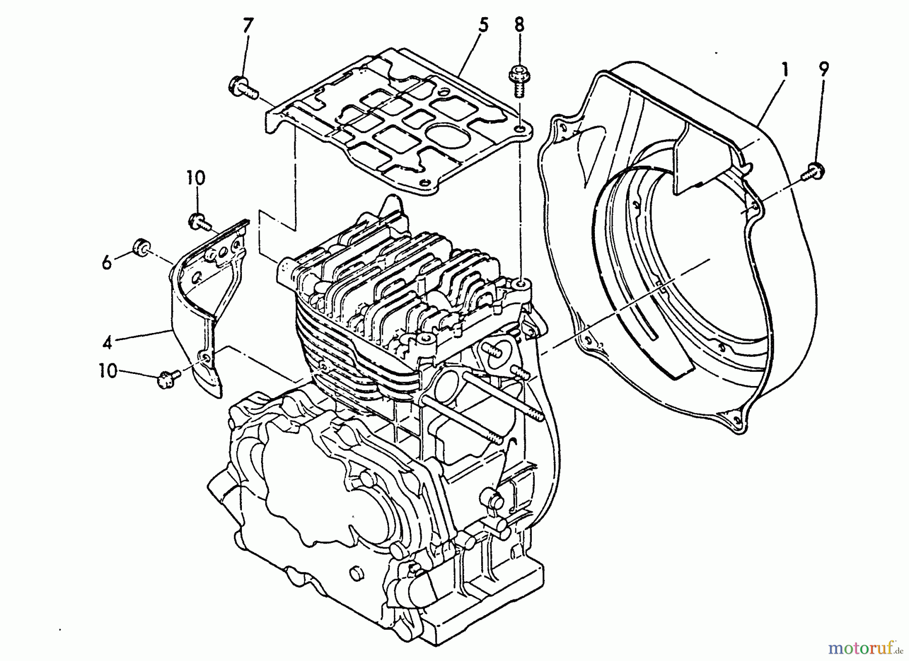  Echo Stromerzeuger EG-4300 - Echo Portable Generator, S/N: 00000 - 00845 Fan Housing
