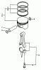 Echo EG-4300E - Portable Generator Ersatzteile Connecting Rod, Piston