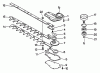 Echo HC-1001 - Hedge Trimmer, S/N: 024001 - 999999 Ersatzteile Gear Case, Blades, Clutch Drum