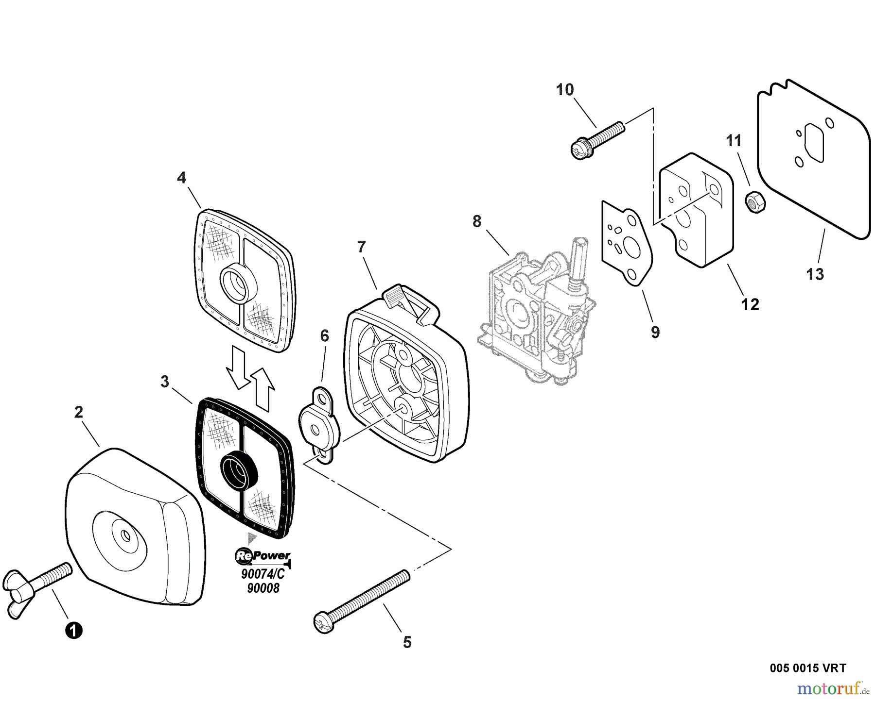  Shindaiwa Heckenscheren  Intake