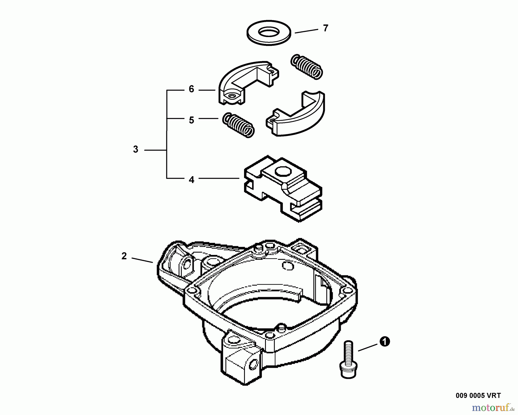  Echo Heckenscheren HC-185 - Echo Hedge Trimmer, S/N: S76812001001 - S76812999999 Clutch
