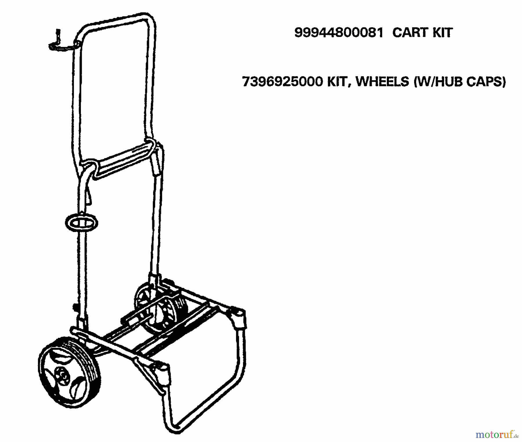  Echo Hochdruckreiniger HPP-1890 - Echo Pressure Washer (1991 Models) Cart Kit