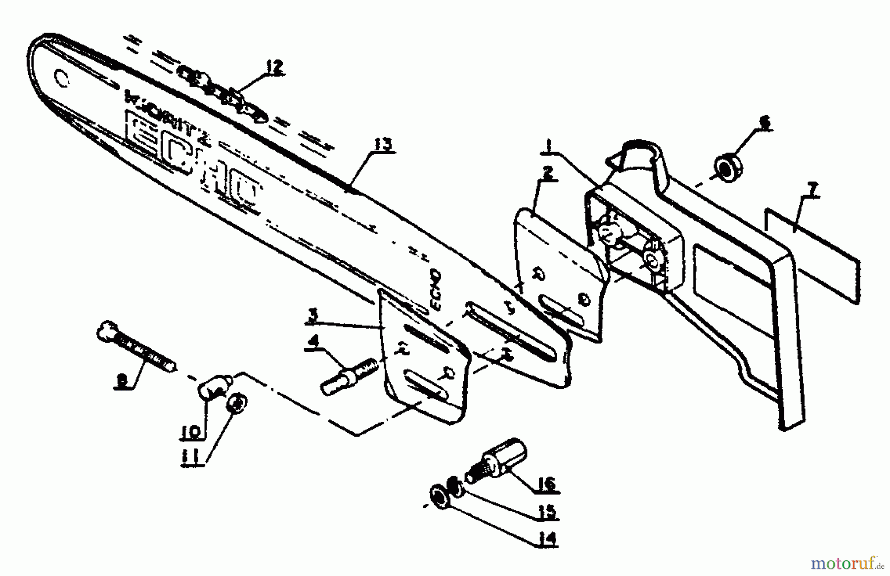 Echo Sägen, Kettensägen CS-302 - Echo Chainsaw Cutting Attachment