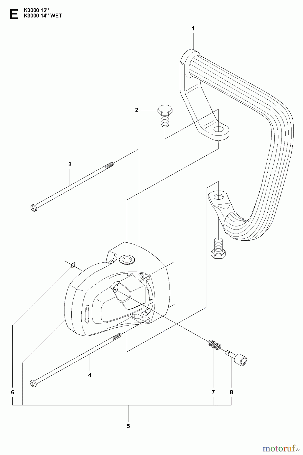  Trennschneider, Cut-Off K3000 WET, 2008-05 HANDLE #2