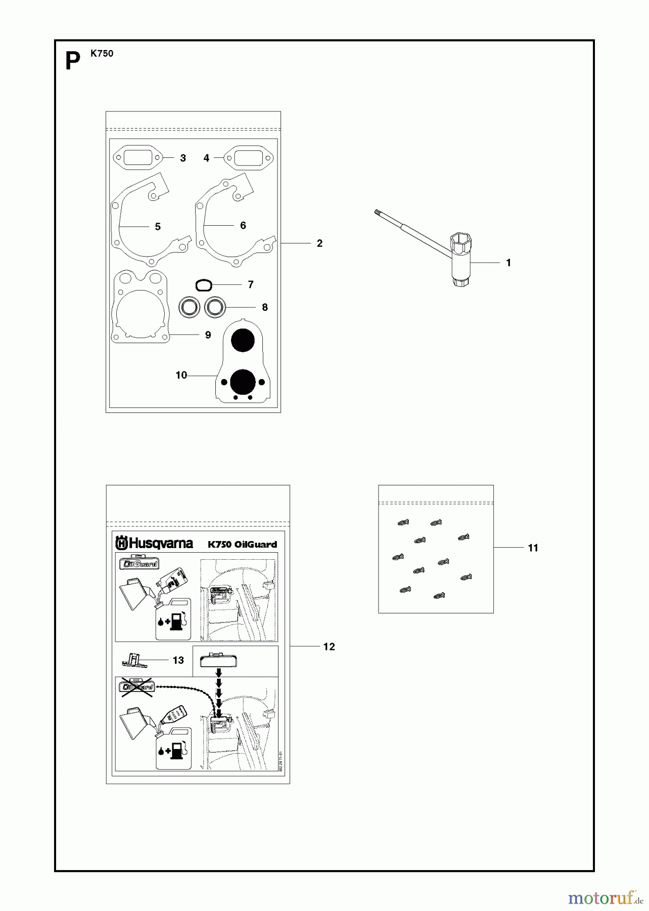  Trennschneider, Cut-Off K750 RESCUE, 2009-07 KIT SWITCH OFF
