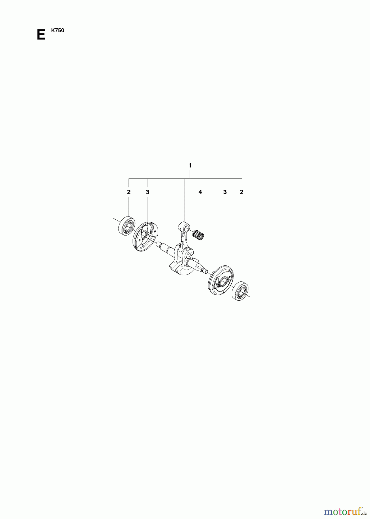  Trennschneider, Cut-Off K750, 544936207, 2010-02 CRANKSHAFT