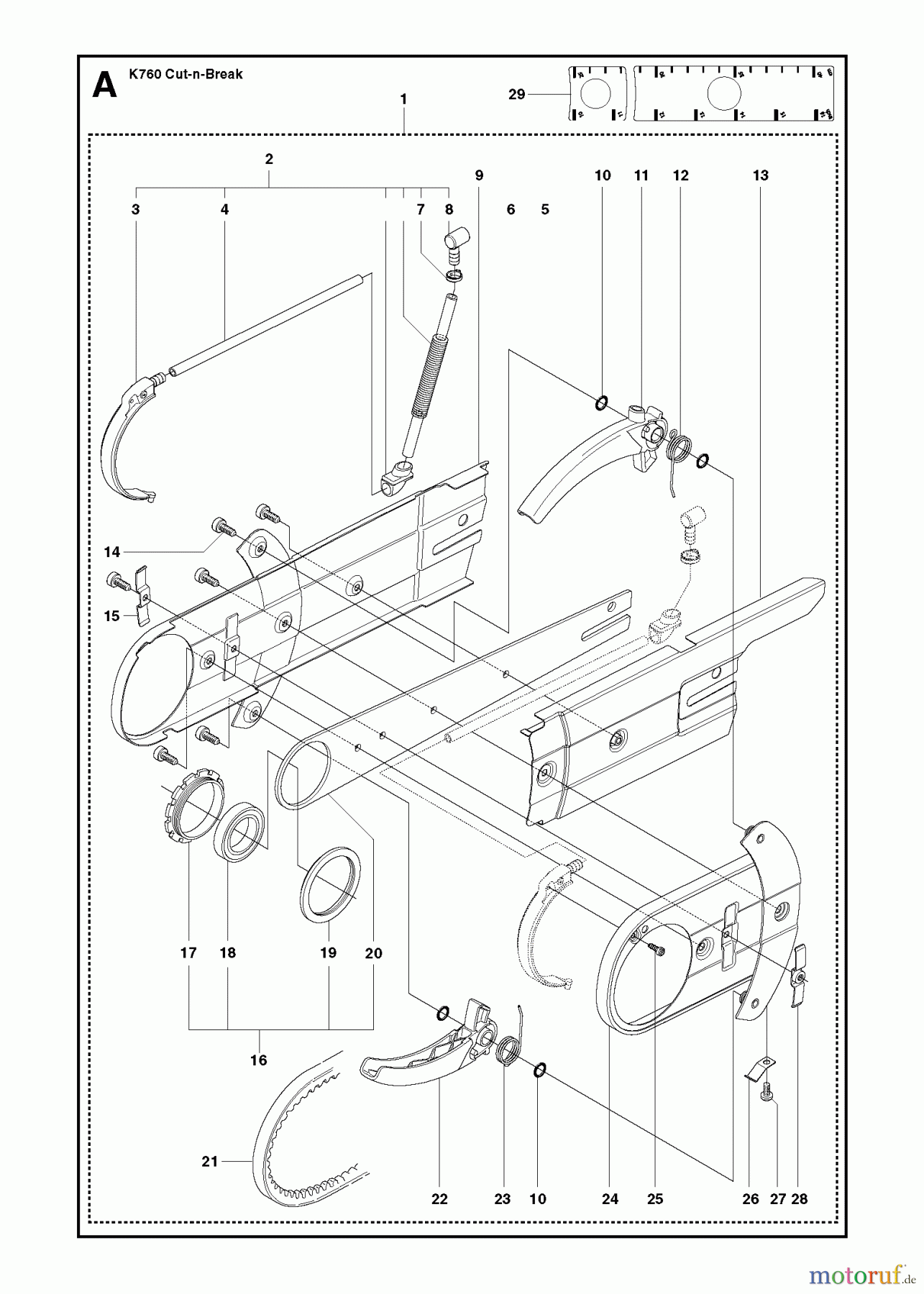  Trennschneider, Cut-Off K760 Cut-n-Break, 2009-11 CUTTER ARM