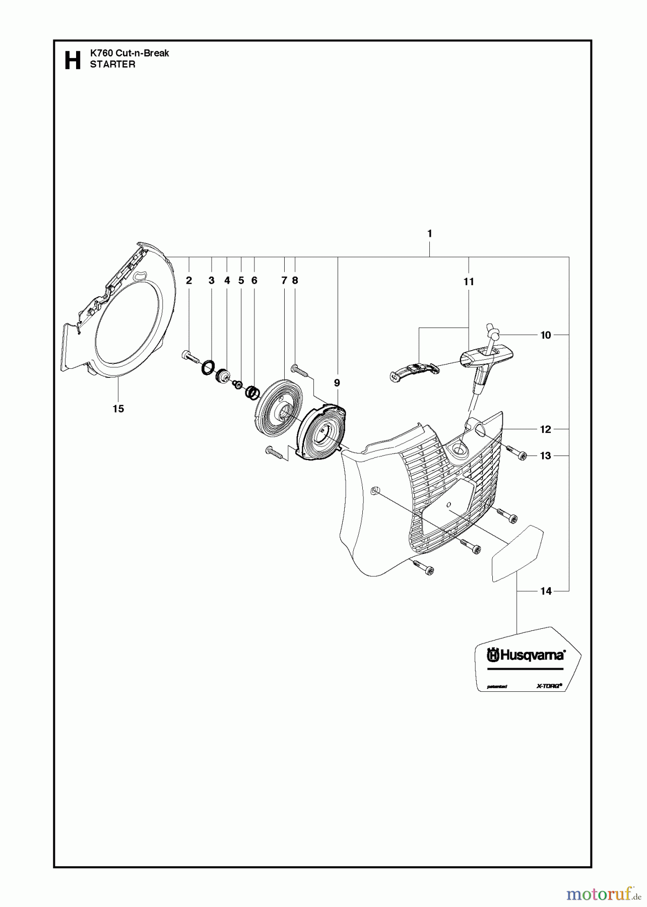  Trennschneider, Cut-Off K760 CUT-N-BREAK, 2013-06 STARTER