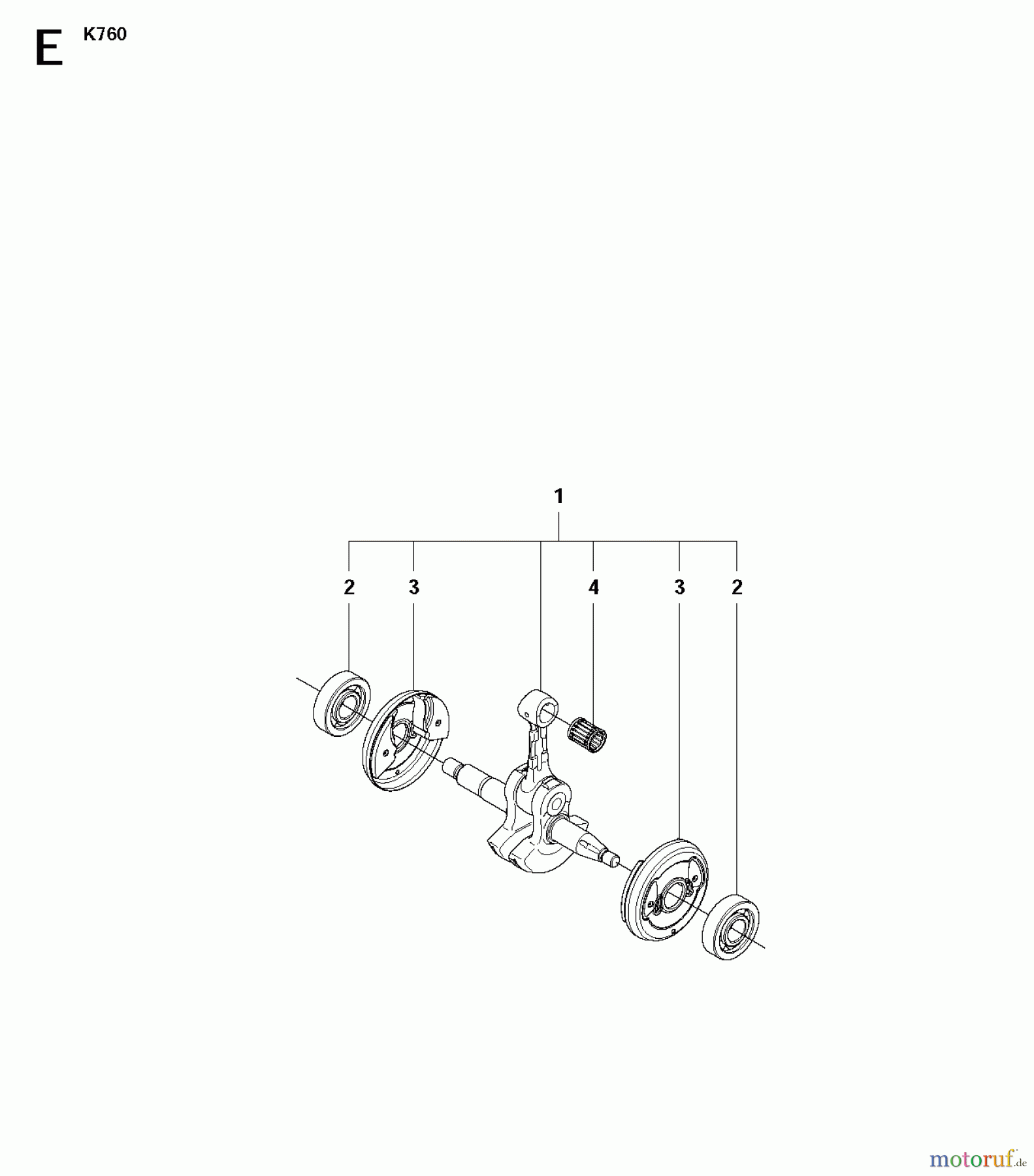  Trennschneider, Cut-Off K760, 2009-12 CRANKSHAFT