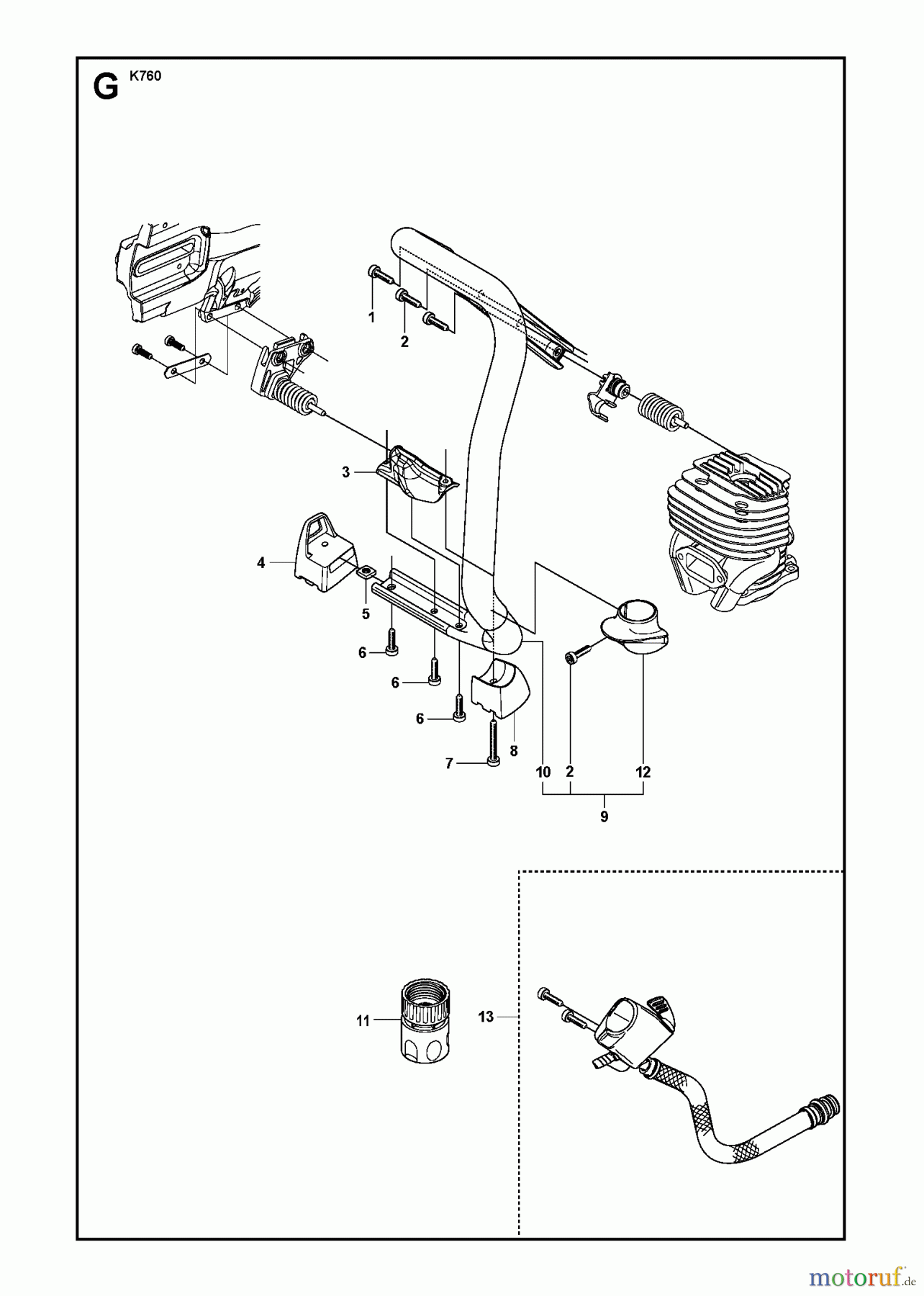  Trennschneider, Cut-Off K760, 2011-08 GROUND SUPPORT