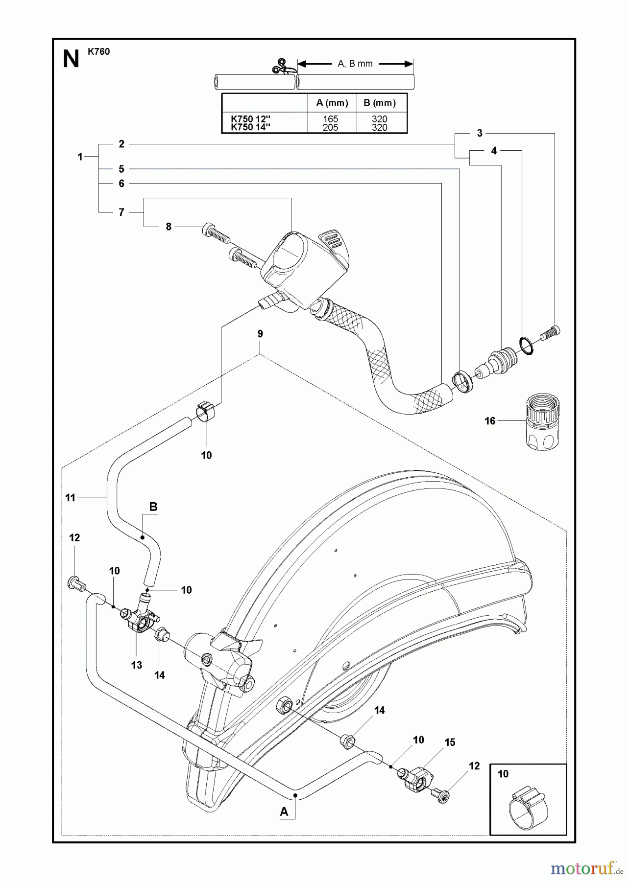  Trennschneider, Cut-Off K760, 2011-08 HOSE