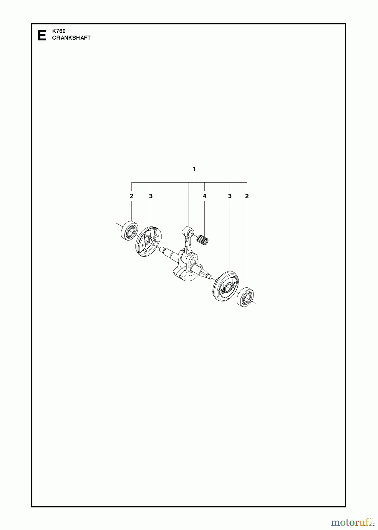  Trennschneider, Cut-Off K760, 2013-02 CRANKSHAFT
