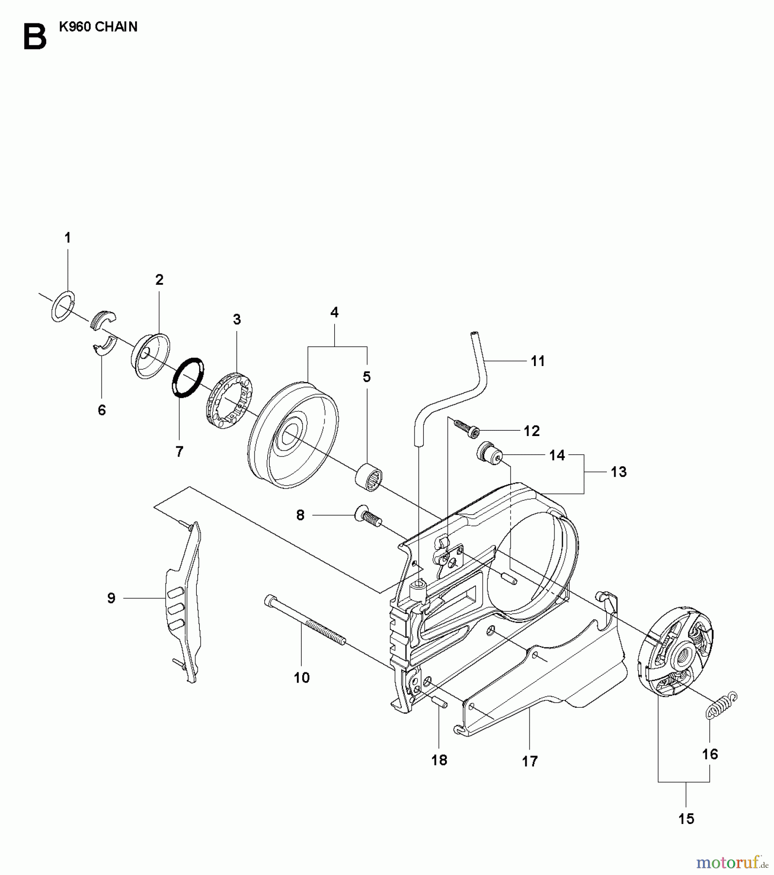  Trennschneider, Cut-Off K960 Chain, 2008-03 CLUTCH