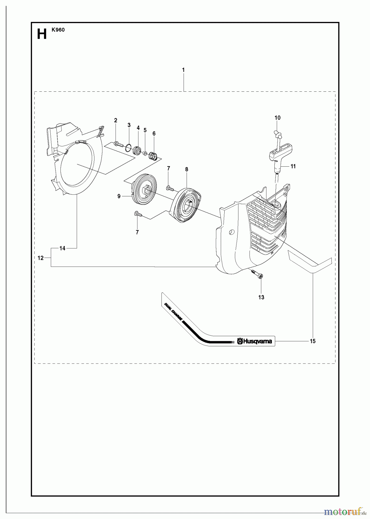  Trennschneider, Cut-Off K960, 2007-10 STARTER