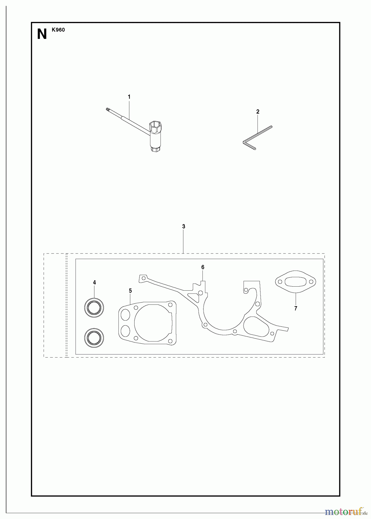  Trennschneider, Cut-Off K960, 2007-10 TOOLS