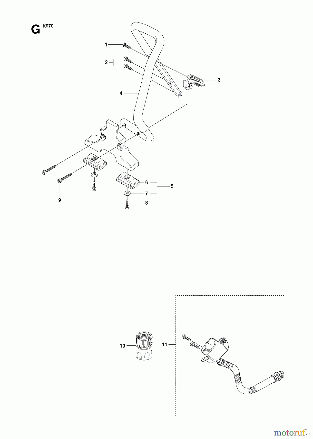  Trennschneider, Cut-Off K970, K970 RESCUE, 575697201, 2010-05 HANDLE