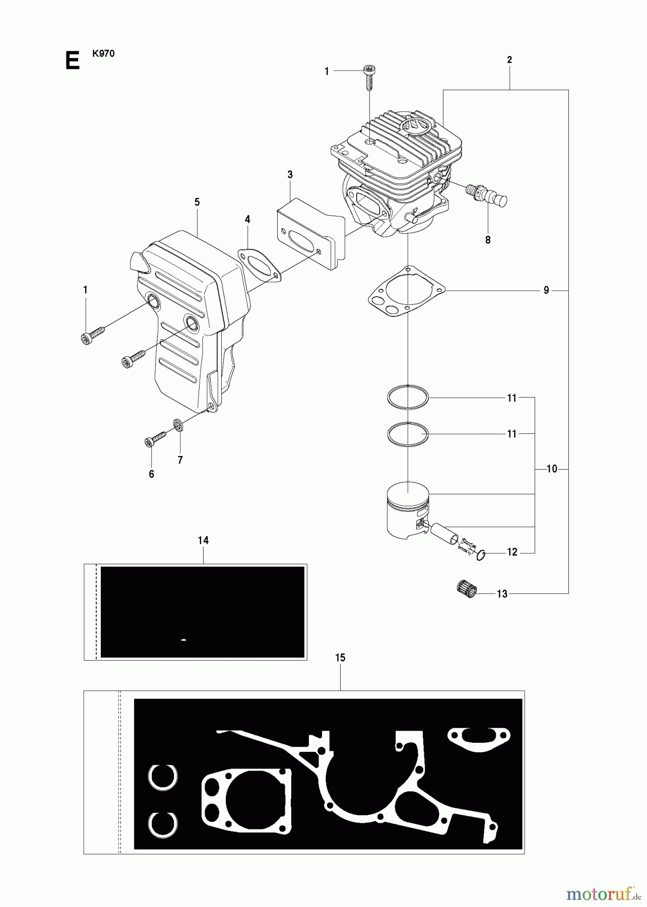  Trennschneider, Cut-Off K970, K970 RESCUE, 575697201, 2010-05 MUFFLER