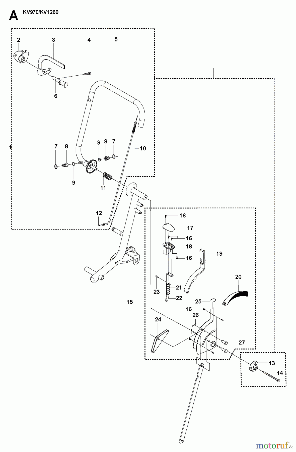  Trennschneider, Cut-Off KV 970, 2010-03 HANDLE & CONTROLS