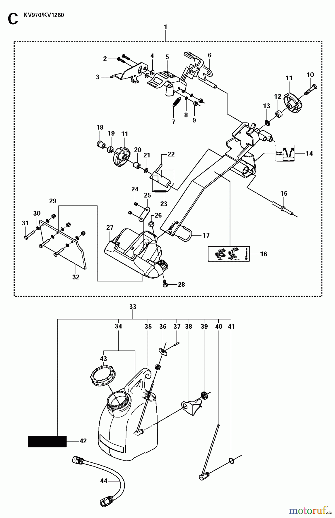  Trennschneider, Cut-Off KV 970, 2010-03 HOLDER ASSY