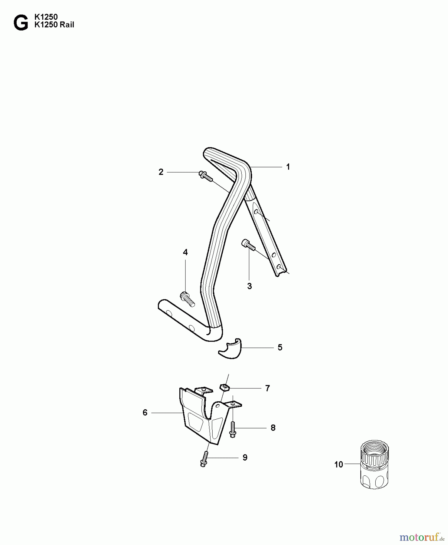  Trennschneider, Cut-Off K1250 Active, 2008-01 HANDLE
