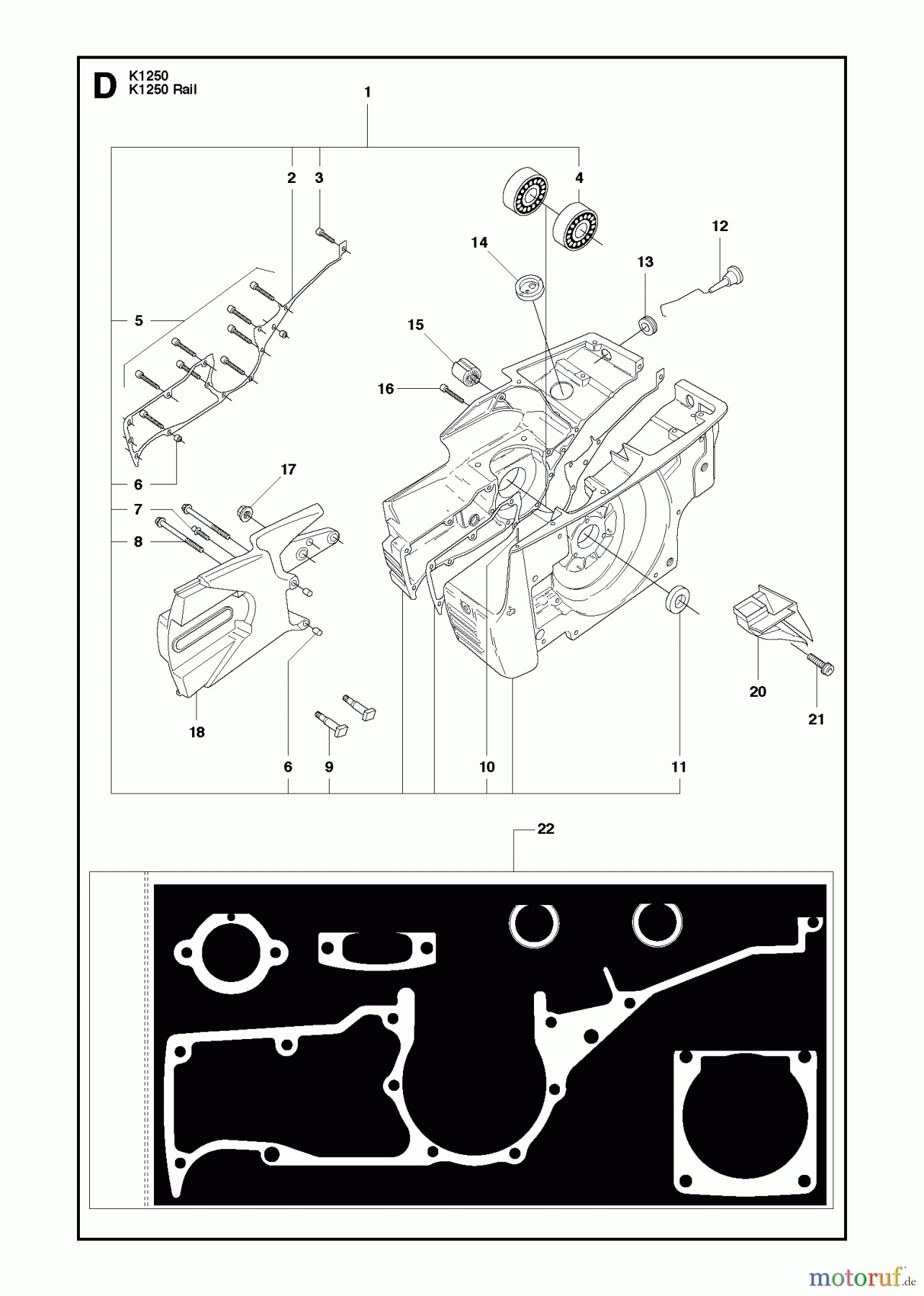  Trennschneider, Cut-Off K1250 Active, 2010-02 CRANKCASE