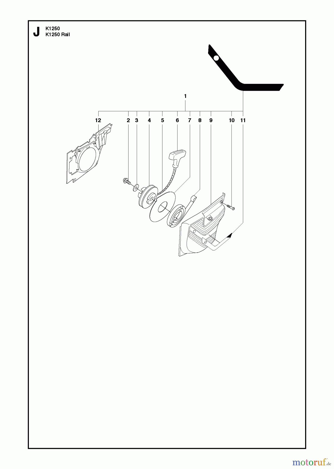 Trennschneider, Cut-Off K1250 Rail, 2010-02 STARTER