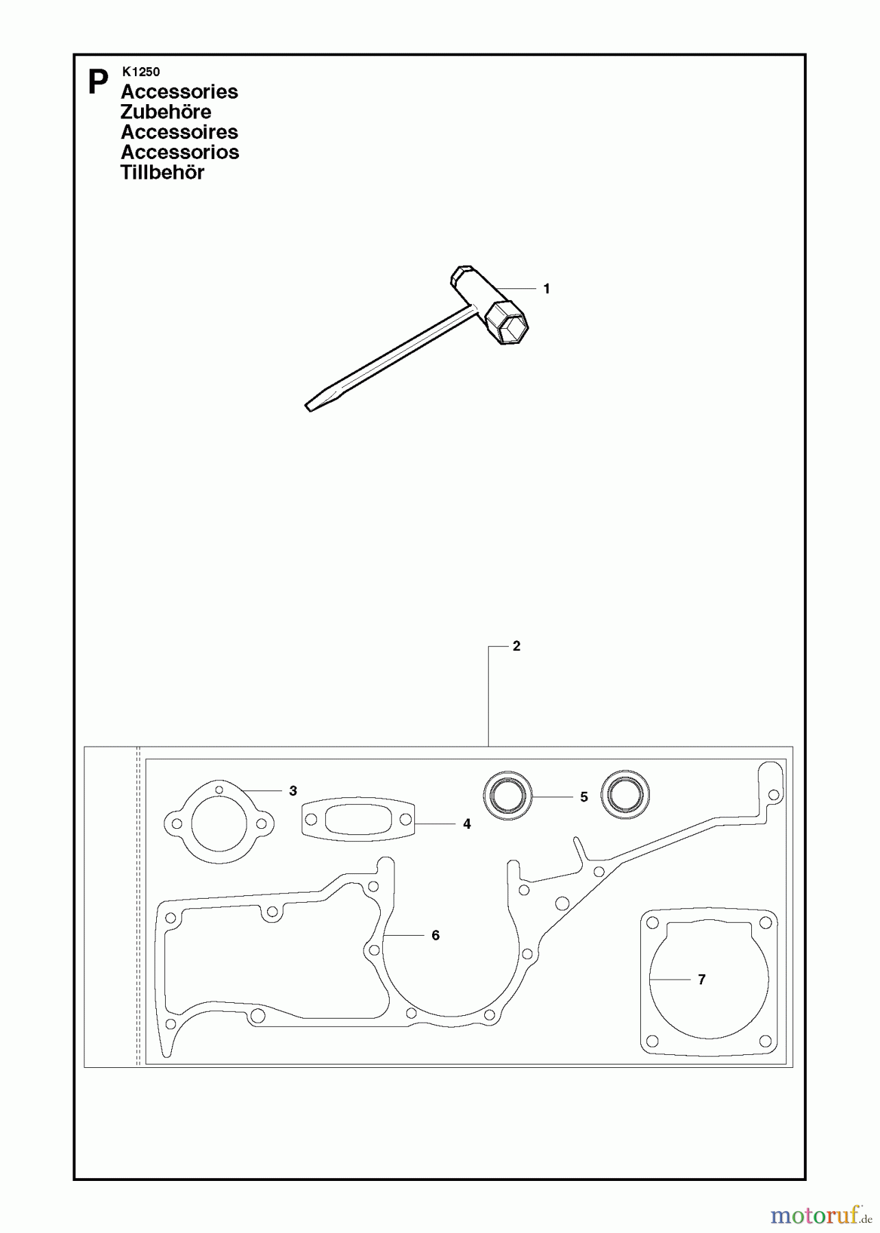  Trennschneider, Cut-Off K1250 Active, 2008-01 TOOLS