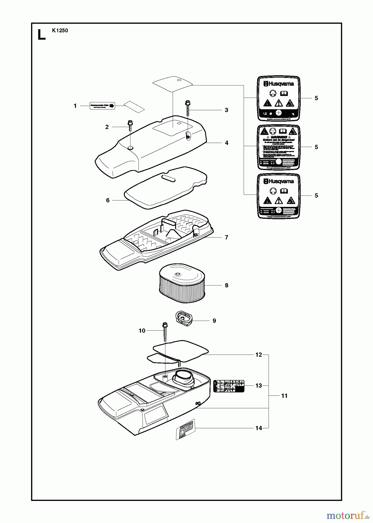  Trennschneider, Cut-Off K1250 RAIL, 2007-01 IGNITION SYSTEM #2