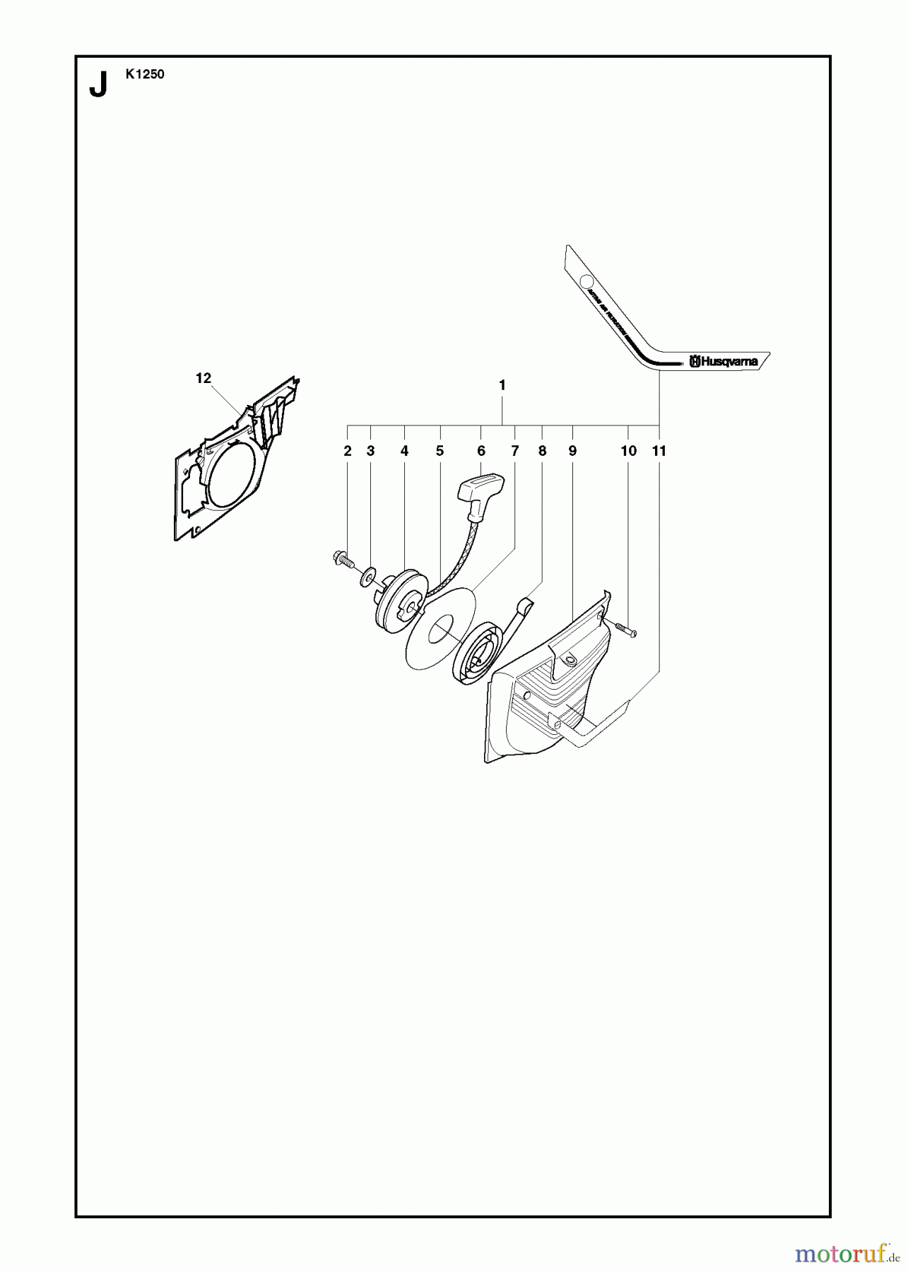  Trennschneider, Cut-Off K1250 RAIL, 2008-01 STARTER