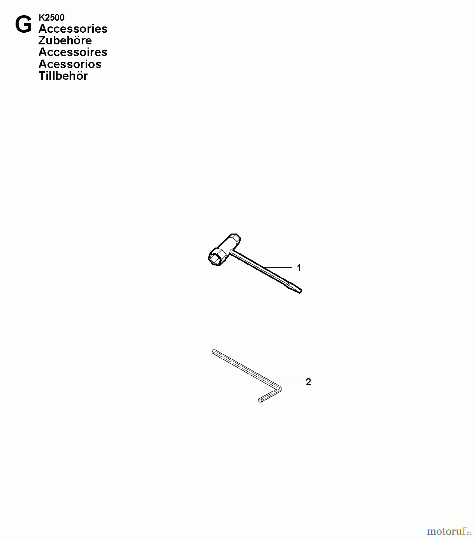  Trennschneider, Cut-Off K2500, 2007-01 TOOLS