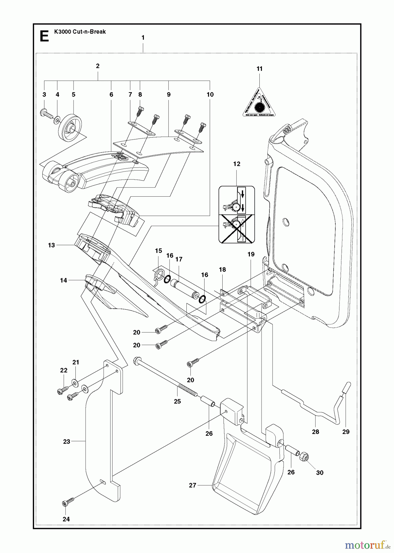  Trennschneider, Cut-Off K3000 Cut-n-Break, 2009-05 SPRAY SYSTEM