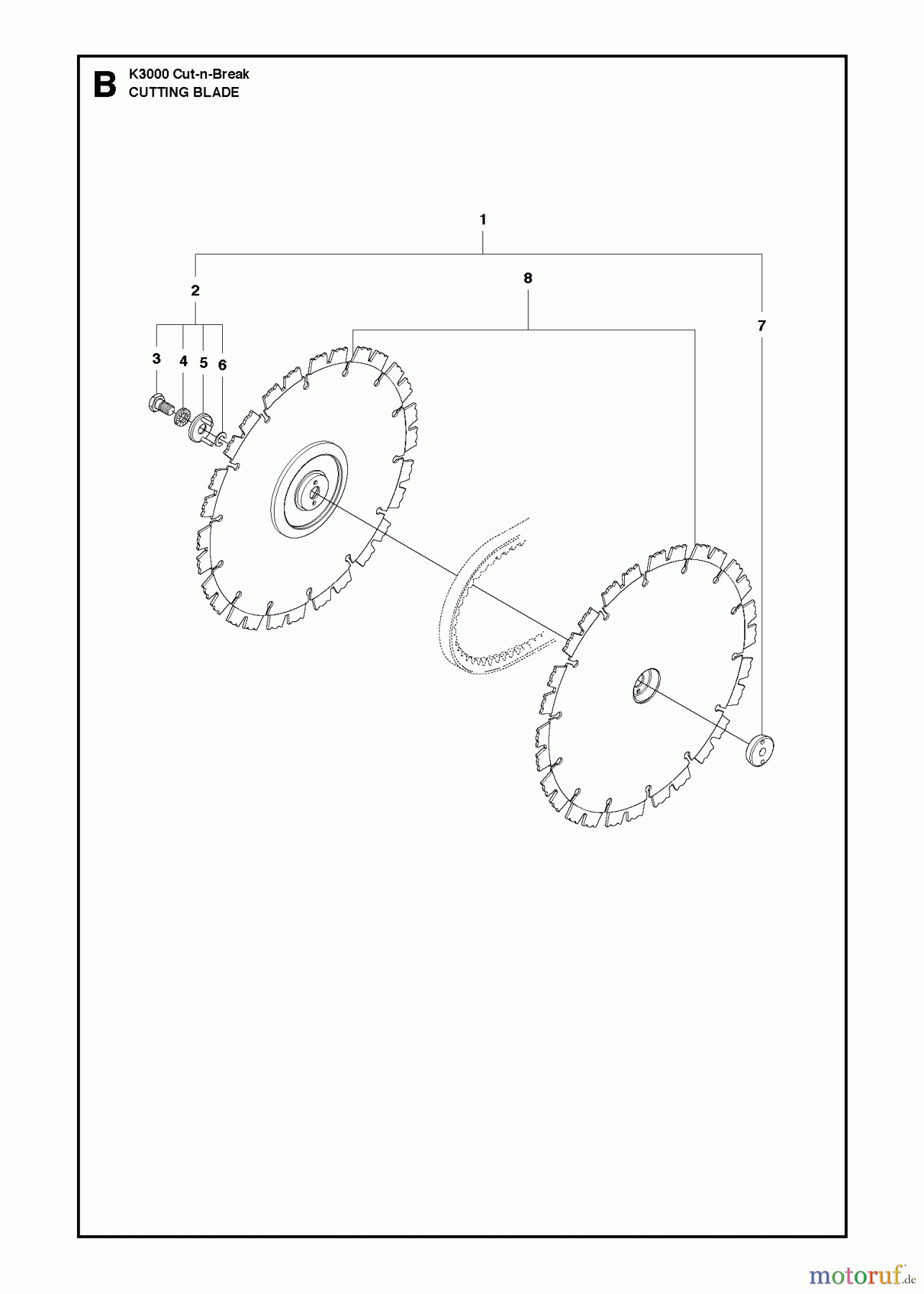  Trennschneider, Cut-Off K3000 Cut-n-Break, 2013-06 CUTTING BLADE