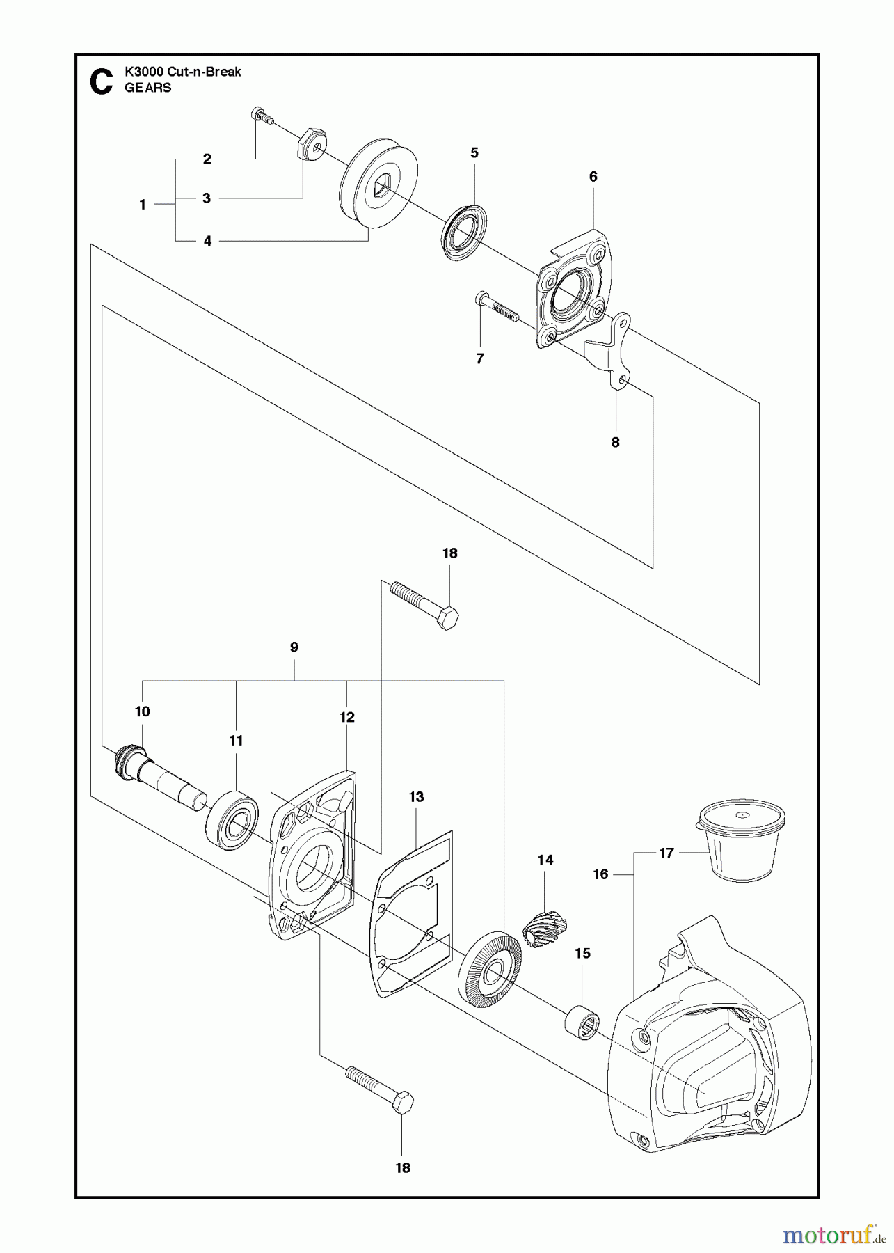  Trennschneider, Cut-Off K3000 Cut-n-Break, 2013-06 GEARS