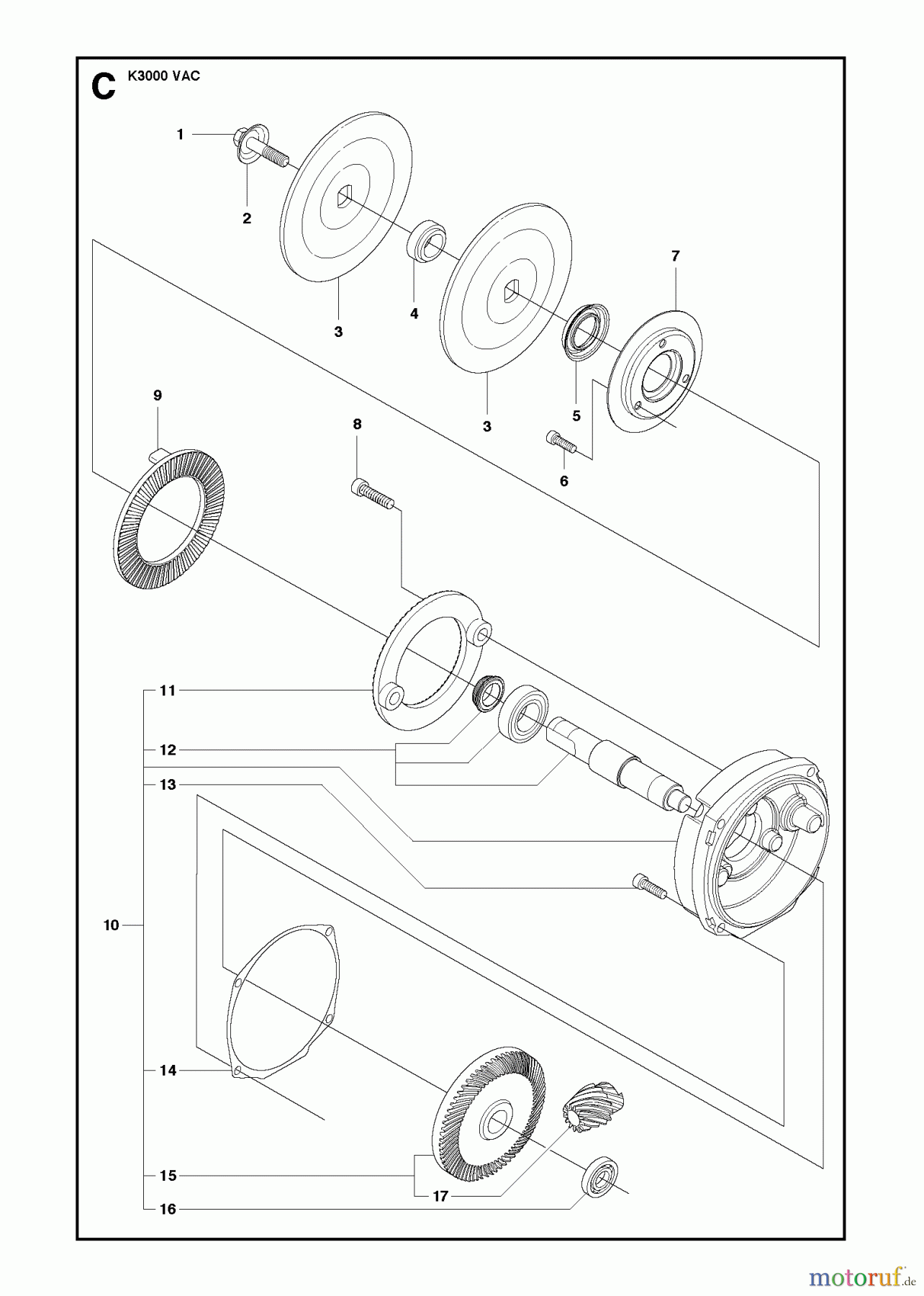  Trennschneider, Cut-Off K3000 VAC, 2011-01 GEARS