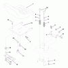 Husqvarna YTH 180 (954140010F) - Yard Tractor (1998-07 to 1998-07) Ersatzteile Seat Assembly