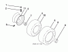 Husqvarna YTH 20K46 (96043003303) - Yard Tractor (2008-12 & After) Ersatzteile Wheels And Tires