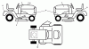 Husqvarna YTH 21K46 (96045002100) - Yard Tractor (2009-08 & After) Ersatzteile Decals
