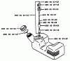 Husqvarna 140 B - Backpack Blower (1996-01 & After) Ersatzteile Fuel Tank