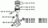 Husqvarna 140 B - Backpack Blower (1996-01 & After) Ersatzteile Piston/Crankshaft