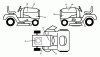 Husqvarna YTH 23V48 (96043012500) - Yard Tractor (2010-01 & After) Ersatzteile DECALS