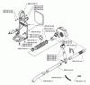 Husqvarna 145 B - Backpack Blower (1997-04 & After) Ersatzteile Frame Assembly