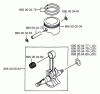 Husqvarna 145 BT - Backpack Blower (1997-05 & After) Ersatzteile Piston & Crankshaft