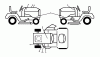 Husqvarna YTH 24V54XLS (96043011400) - Yard Tractor (2010-11 & After) Ersatzteile DECALS
