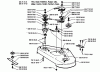 Husqvarna Rider 1200 - Rear-Engine Rider (1995-03 to 1996-07) Listas de piezas de repuesto y dibujos Cutter Deck Assembly (R 1200)