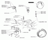 Husqvarna Rider 14 Pro - Rear-Engine Rider (2000-02 & After) Listas de piezas de repuesto y dibujos Electrical