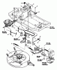 Husqvarna Rider 800 - Rear-Engine Rider (1993-04 & After) Spareparts Mower Drive Assembly