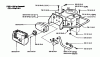 Husqvarna Rider 970 12.5 K - Swedish Rider (1994-03 & After) Listas de piezas de repuesto y dibujos Muffler And Engine Assembly